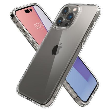 Etui Spigen Ultra Hybrid Case obudowa mocna wzmacniana iPhone 13 Pro Max (Crystal Clear)