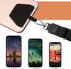 Smycz D-Pro Crossbody XL Neck Strap pasek na ramię szyję wkładka pod etui do telefonu (Czarna)