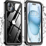 Etui D-Pro 360° Waterproof Case IP68 obudowa wodoodporna wodoszczelna pancerna do iPhone 15 (Czarny)