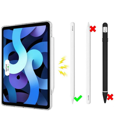 Etui D-Pro TPU Case obudowa pokrowiec futerał silikonowy Apple iPad Air 4 10.9" (2020) / Air 5 10.9" (2022) / Air 6 11" (2024) (Przezroczyste)