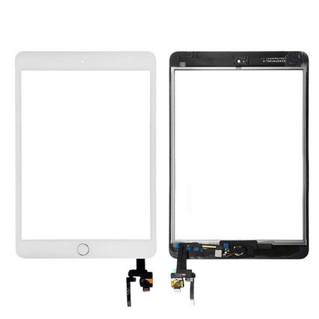 Digitizer szyba dotyk z układem IC do Apple iPad Mini 3 (A1599 / A1600) (White)