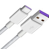 Kabel USB do USB-C Typ C SuperCharge 5A 100cm (White)