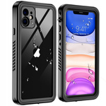 Etui D-Pro 360° Waterproof Case IP68 obudowa wodoodporna wodoszczelna pancerna do iPhone 11 (Czarny)