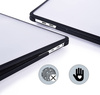 Hard Case TPU+PC etui obudowa MacBook Air 15 A2941 2023 (Matte Clear+Black Edge)