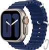Pasek opaska sportowa D-Pro Ocean Loop do zegarka Apple Watch 1/2/3/4/5/6/7/8/SE/Ultra 42/44/45/49mm (Czarny)