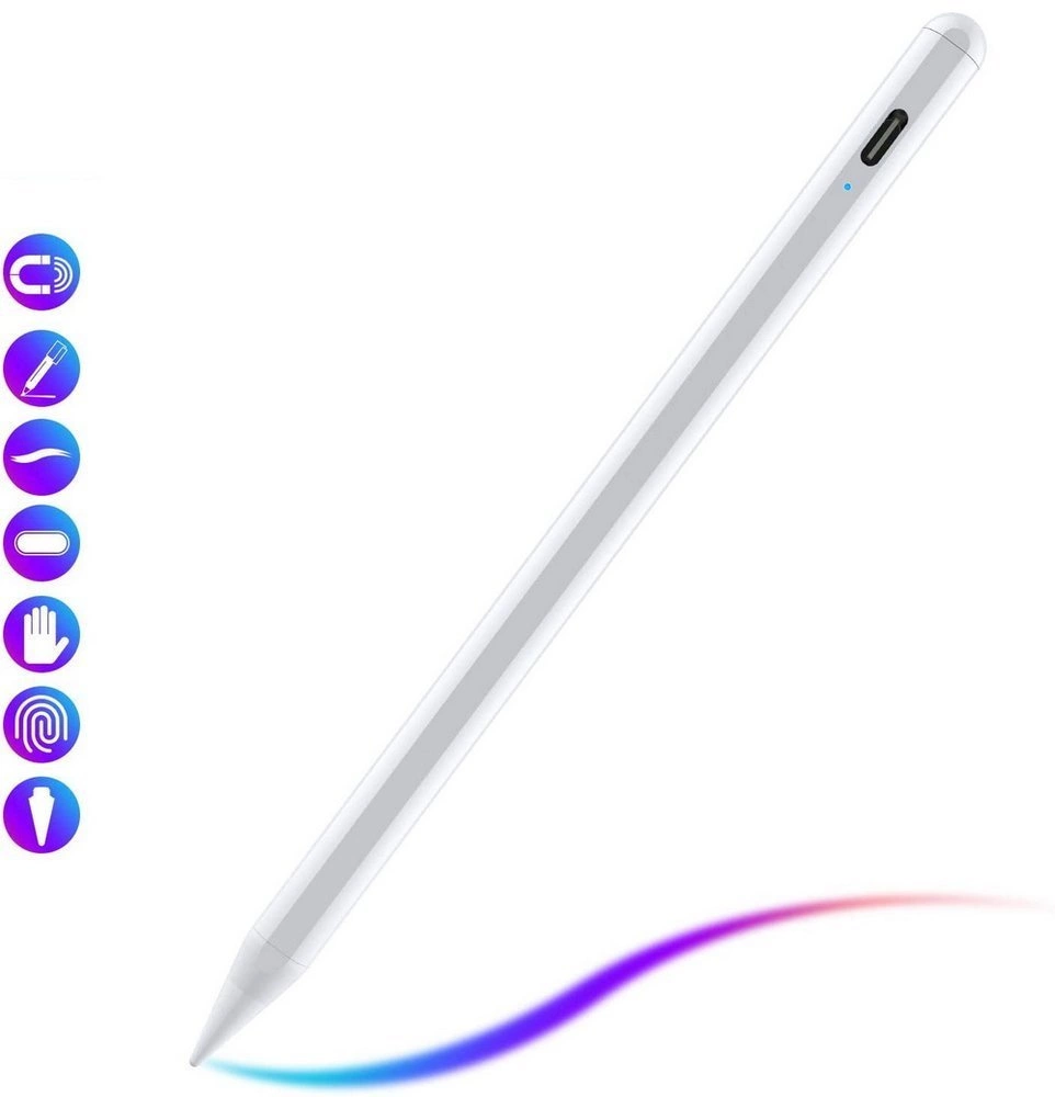 Stylus Pencil SL V10 precyzyjny rysik do rysowania dla Apple iPad 2018-2022  (White) Apple iPad iPad 7/8/9 10.2 (2019/2020/2021) Akcesoria Rysiki  do ekranów dotykowych Apple iPad iPad Air