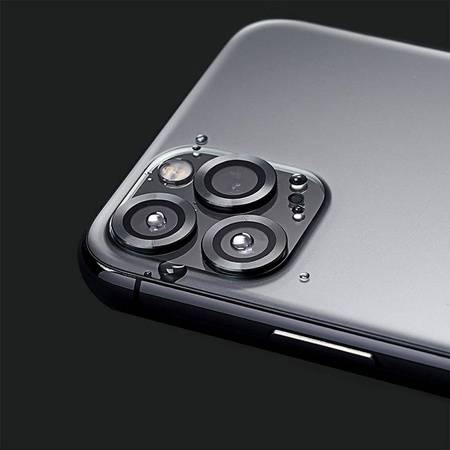 Eagle Eye Lens szkło + metalowa ramka na tylną kamerę aparat do iPhone 13 Pro/13 Pro Max (1 szt.) (Silver)