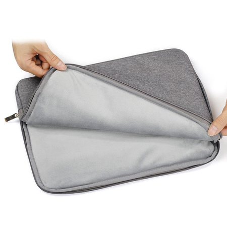 Torba etui futerał pokrowiec Canvas Sleeve na laptopa HP Macbook Air Pro M1 M2 15/16 cali (Szary)