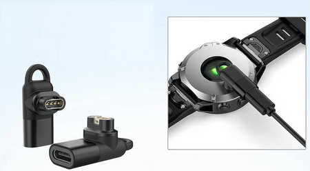 Adapter przejściówka ładowarka USB-C Typ-C Garmin Fenix 5 5S 5X 6 6S 6X 7 Forerunner 935 945