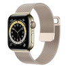 Pasek bransoleta metalowa Milanese do Apple Watch 1/2/3/4/5/6/7/8/9/SE 38/40/41mm (Gunmetal)