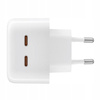 Ładowarka zasilacz sieciowy MFC 2x USB-C PD dwa porty 35W do Apple iPad iPhone