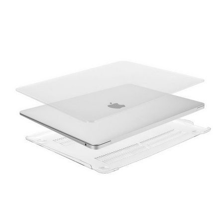 Etui Hard Case obudowa do laptopa Apple MacBook Air 13 (A1932 / A2179 / A2337 M1) 2018 2019 2020 (Crystal Clear - Przezroczysta)