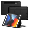 Etui D-Pro Letz Magnetic Smart Cover Case etui pancerne magnetyczne z klapką do Apple iPad 7/8/9 10.2" (Czarny)