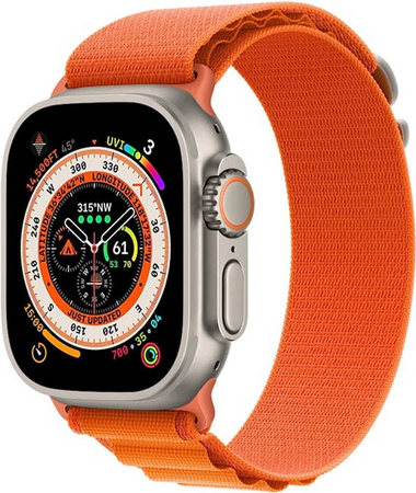 Pasek opaska sportowa D-Pro Alpine Loop pasek opaska do Apple Watch 1/2/3/4/5/6/7/8/9/10/SE 38/40/41/42mm (Orange)