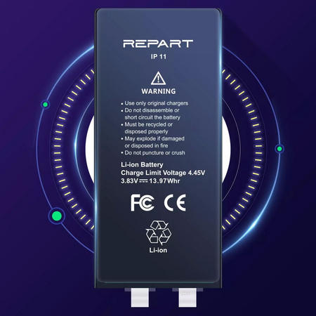 Bateria REPART 3969mAh ogniwo bez taśmy BMS do Apple iPhone 11 Pro Max