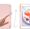 Etui D-Pro Smart Cover Case pokrowiec obudowa z klapką z uchwytem na rysik Apple Pencil / iPad 7/8/9 10.2 / iPad 10.5 / Air 3 (Pink)