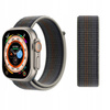 Nylonowy pasek opaska do Apple Watch 1/2/3/4/5/6/7/8/9/SE 38/40/41mm (Szary/ wielobarwny)