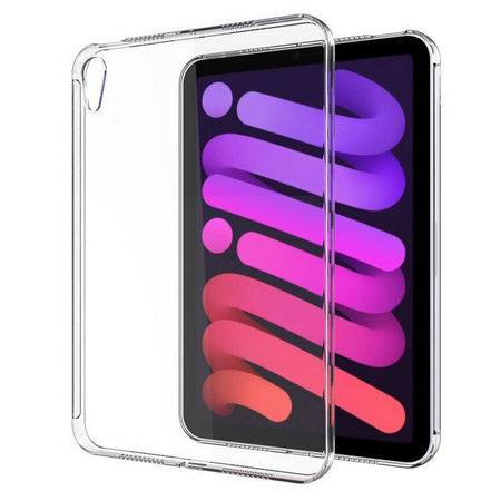 Etui D-Pro TPU Case pokrowiec obudowa silikonowa do Apple iPad Mini 6/7 (2021/2024) (Przezroczysty)