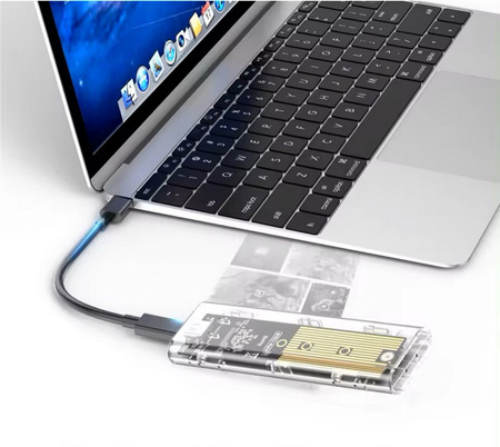 Obudowa zewnętrzna kieszeń na dysk SSD M.2 NVMe NGFF USB 3.0 USB-C 3.1