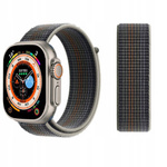 Nylonowy pasek opaska do Apple Watch 1/2/3/4/5/6/7/8/9/SE 38/40/41mm (Szary/ wielobarwny)