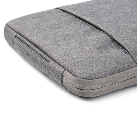 Torba D-Pro Canvas Sleeve etui futerał pokrowiec na laptopa HP Macbook Air Pro M1 M2 13/14 cali (Szary)