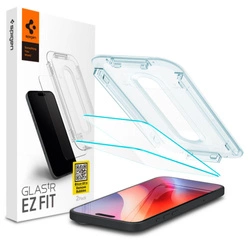 Spigen Ez-Fit Glass szkło hartowane do iPhone 16 Pro (2 szt.) (Clear)