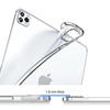 Etui D-Pro TPU Case obudowa pokrowiec futerał silikonowy Apple iPad Pro 11" 2018/2020/2021/2022 (Przezroczysty)