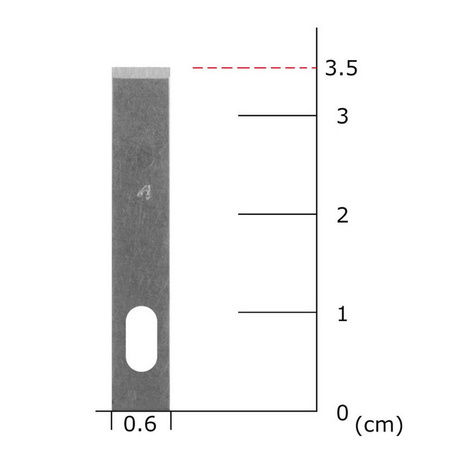 Razor Knife Blade Set 4# zestaw dodatkowych ostrzy do skalpela modelarskiego (10 sztuk)