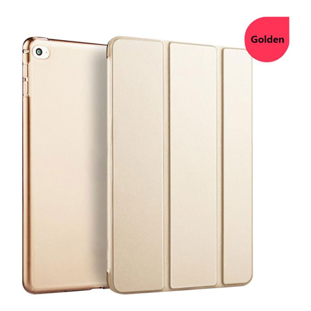 Etui D-Pro Smart Cover Case pokrowiec obudowa z klapką do Apple iPad Mini 4/5 (2015/2019) (Złoty)