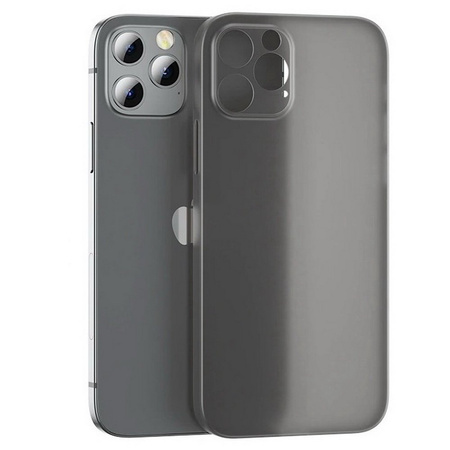 D-Pro Air Slim 0.4mm PP Case Ultra Cienkie Etui do iPhone 12 Pro Max (Smoke Black)