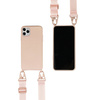 Etui D-Pro Crossbody XL obudowa pasek smycz zawieszka na ramię szyję iPhone 6/6S/7/8/SE 2020/2022 (Pink)