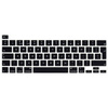 Nakładka osłona silikonowa na klawiaturę laptopa Apple MacBook Pro 13 (A2251/A2289/A2338) / Pro 16 (A2141) (Layout EU PL) (Czarna)