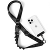 Smycz D-Pro Crossbody Mag Strap magnetyczny sznurek pasek na ramię szyję wkładka pod etui do telefonu + zaczep na słuchawki klucze (Czarny)