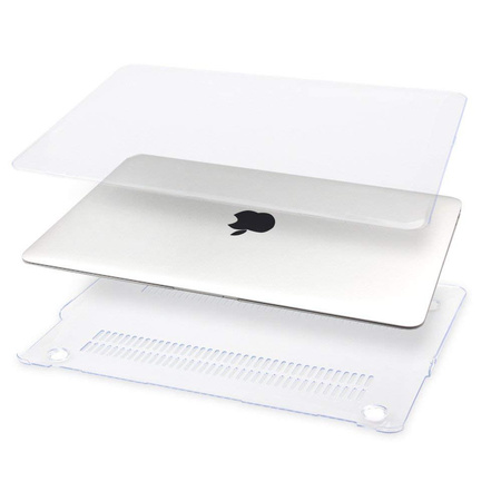 Etui Hard Case obudowa do laptopa Apple MacBook Air 13 (A1932 / A2179 / A2337 M1) 2018 2019 2020 (Crystal Clear - Przezroczysta)