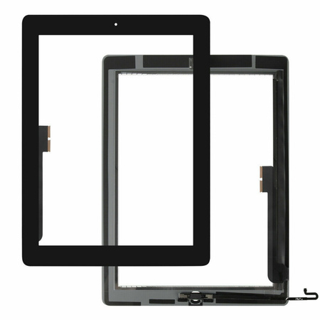 Digitizer dotyk szyba ekran dotykowy do Apple iPad 3/4 (A1403 A1416 A1430 A1458 A1459 A1460 (Czarny)