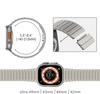 Pasek bransoleta stalowa Steel Link do Apple Watch 1/2/3/4/5/6/7/8/9/SE/Ultra 42/44/45/49mm (Tytanowy)