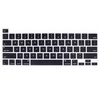 Nakładka osłona silikonowa na klawiaturę laptopa Apple MacBook Pro 13 (A2251/A2289/A2338) / Pro 16 (A2141) (Layout USA) (Czarna)