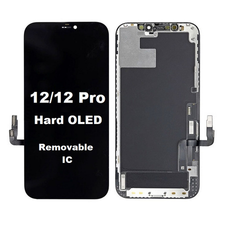 Wyświetlacz LCD ekran dotyk digitizer do Apple iPhone 12/12 Pro (Hard OLED) (Wymienny IC)