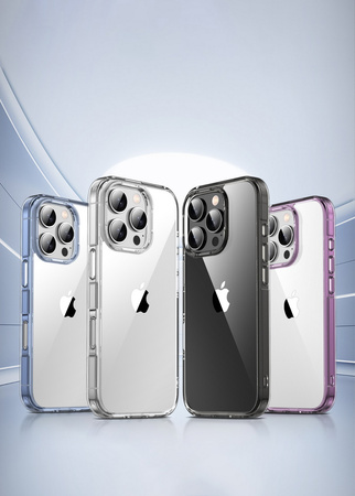 Etui D-Pro Quartz Crystal obudowa wzmacniana do iPhone 16 Pro Max (Przezroczysty)