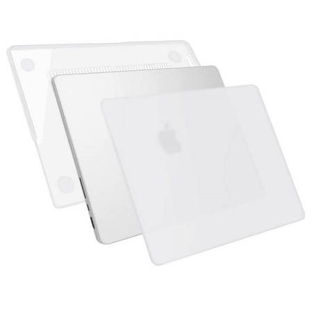 Hard Case matowe etui do MacBook Pro 16" A2485 A2780 A2991 M1/M2 (2021/2023) (Matte White)