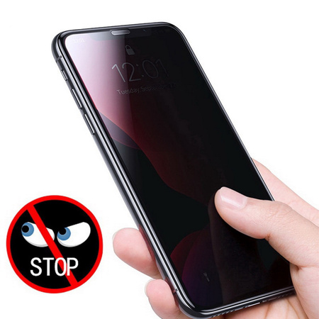 Szkło hartowane na ekran prywatyzujące Privacy Anti-Spy iPhone do iPhone XS Max/11 Pro Max