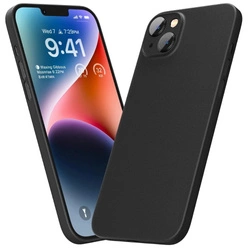 Etui D-Pro Air PP Case 0.4mm ultra cienkie najcieńsze minimalistyczne matowe iPhone 15 Plus (Czarny)