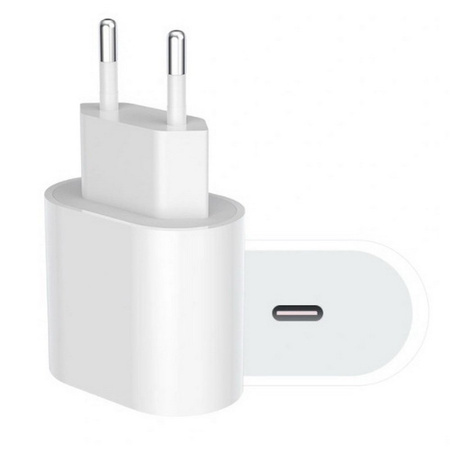 Ładowarka sieciowa zasilacz adapter USB-C 20W szybkie ładowanie PD do Apple iPad iPhone X/XS/11/12/13/14/15/16 Mini/Plus/Pro/Max (Box)