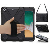 Etui D-Pro 360 Armor Strap Case obudowa pancerna z uchwytem na rękę i paskiem na ramię do Apple iPad Mini 1/2/3 (2012/2013/2014) (Czarny)