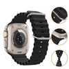 Pasek opaska sportowa D-Pro Ocean Loop do zegarka Apple Watch 1/2/3/4/5/6/7/8/SE/Ultra 42/44/45/49mm (Czarny)