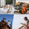 Etui D-Pro 360° Waterproof Case IP68 obudowa wodoodporna wodoszczelna pancerna do Samsung Galaxy S21 FE (Czarny)