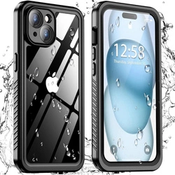 Etui D-Pro 360° Waterproof Case IP68 obudowa wodoodporna wodoszczelna pancerna do iPhone 15 Plus (Czarny)