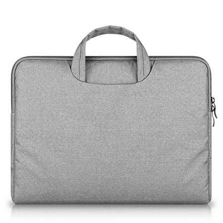 Torba D-Pro Canvas Briefcase teczka na laptop / MacBook Air/Pro 13/14/15 (Jasny szary)